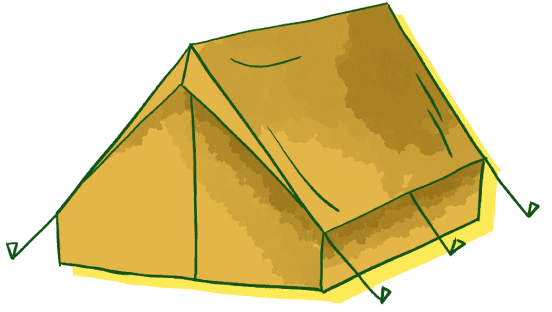 テントイラスト